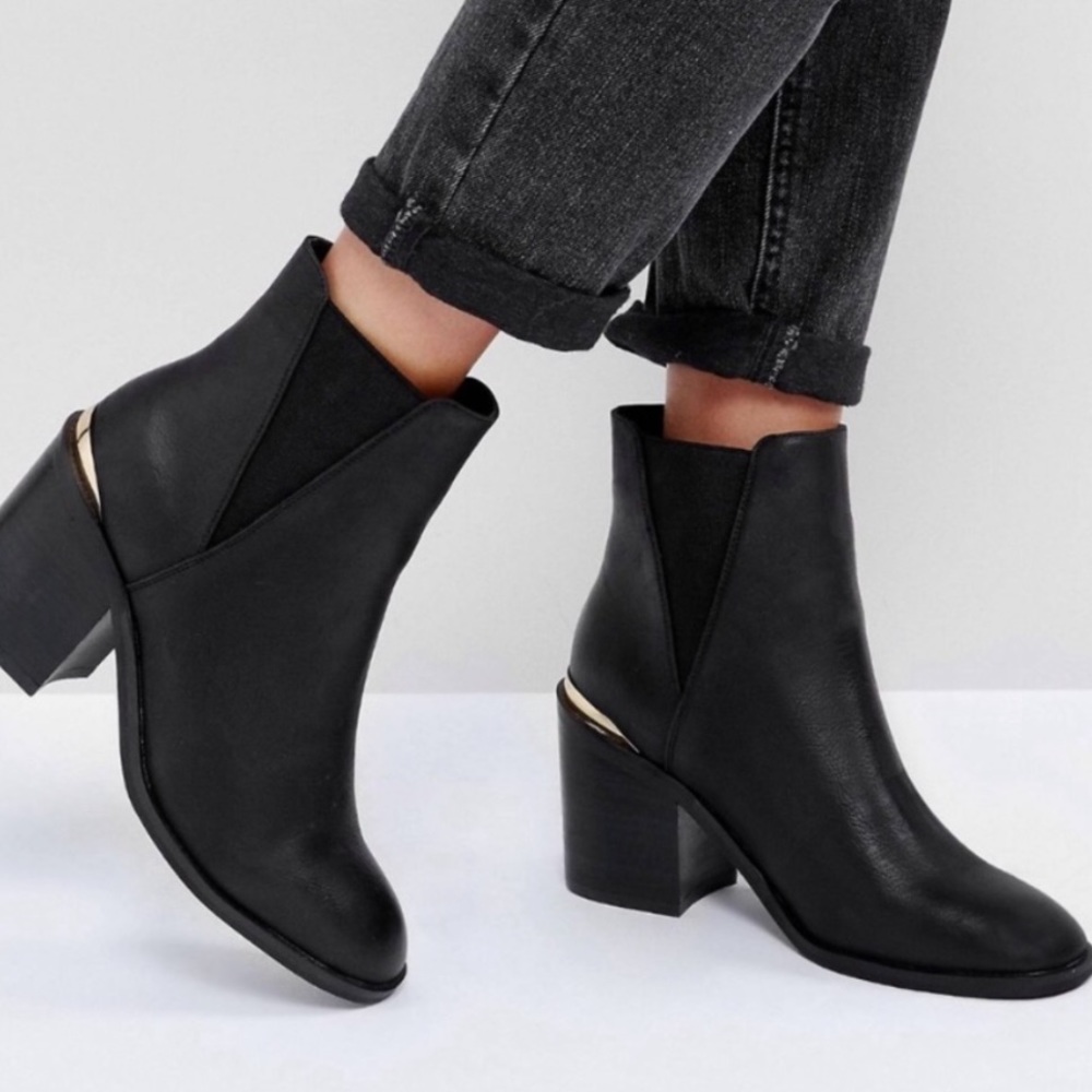 ASOS heeled Chelsea boots